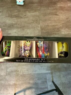 Disney The Nightmare Before Christmas Multicolor Character Shot Glass Set